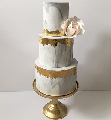 Gold Leaf Cake